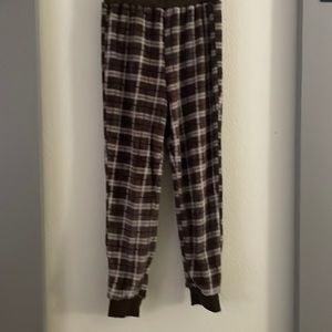 Plaid Fleece Pajama Pants